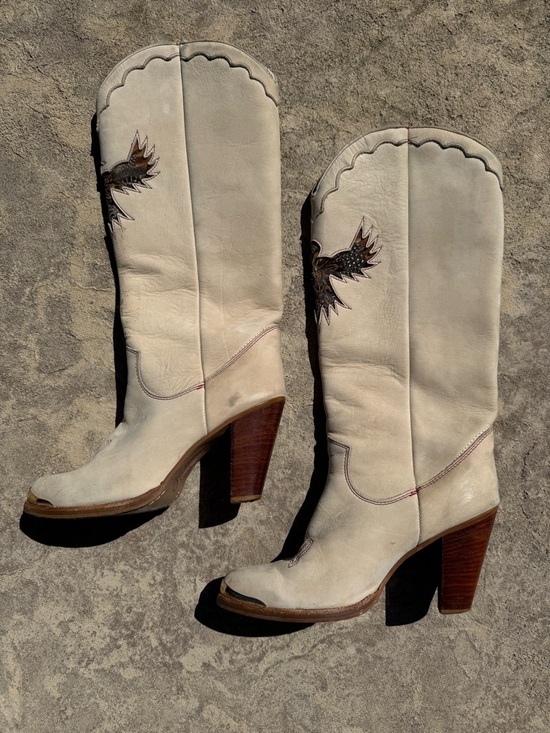 Zodiac Shoes - Vintage 70s Zodiac USA Western Women’s Boot Size 8